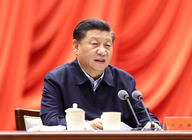 1月11日,省部级主要领导干部学习贯彻党的十九届五中全会精神专题研讨班在中央党校(国家行政无码人妻
)开班。中共中央总书记、国家主席、中央军委主席习近平在开班式上发表重要讲话。新华社记者 鞠鹏 摄